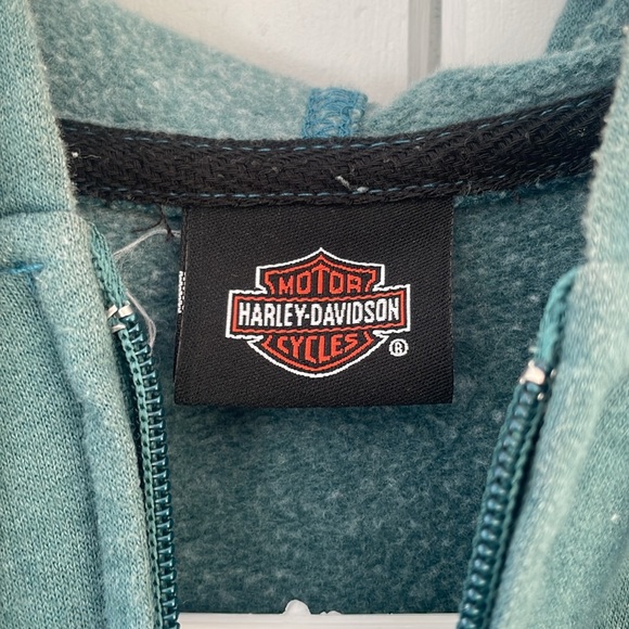 Harley Davidson Women’s Zip Up Hoodie Green Saint John, NB Size Small - Picture 3 of 7